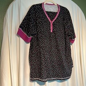 Polka Dot Pajama Sleep Loungewear Set Size 22/24